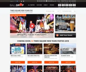 Balldrop.com(Times Square New Years 2023 Parties) Screenshot