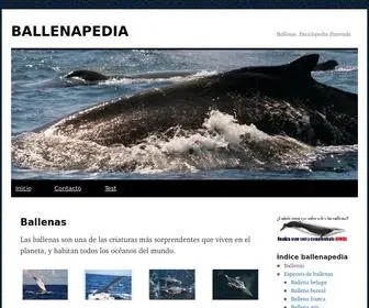 Ballenapedia.com(Enciclopedia Ilustrada) Screenshot