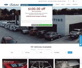Ballentineford.com(George Ballentine Ford Lincoln) Screenshot