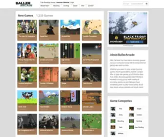 Ballerarcade.com(Free Shooting Games at BallerArcade) Screenshot