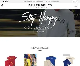 Ballerbellys.com(Baller Bellys) Screenshot