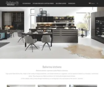 Ballerina-Kitchens.eu(Ballerina kitchens stands for quality made in Germany. Find your dream kitchen today) Screenshot