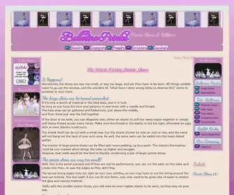 Ballerina-Pointes.com(Ballerina Pointes) Screenshot