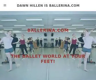 Ballerina.com(DAWN HILLEN IS) Screenshot