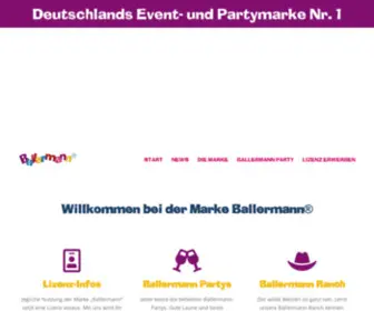 Ballermann.de(Ballermann®) Screenshot