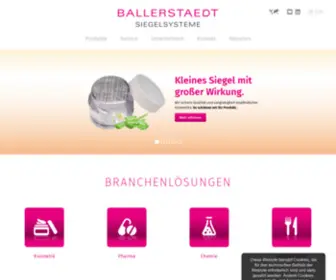 Ballerstaedt.de(Siegelsysteme) Screenshot