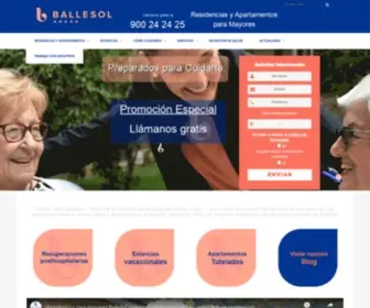 Ballesol.es(Residencias de ancianos Ballesol) Screenshot