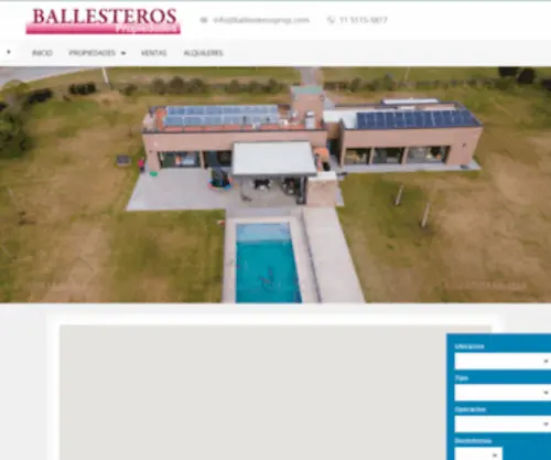 Ballesterosprop.com(BALLESTEROS PROPIEDADES) Screenshot