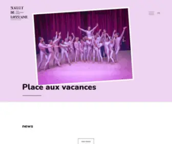 Ballet-DE-Lorraine.com(Ballet de Lorraine) Screenshot