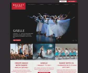 Balletaz.org(Ballet Arizona) Screenshot