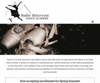 Balletbitterroot.com(Fulfilling a Dream) Screenshot