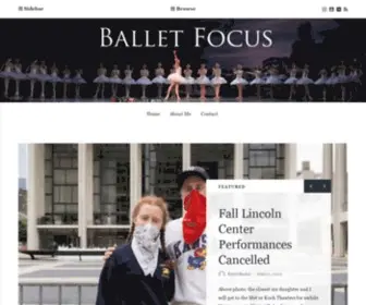 Balletfocus.com(Ballet Focus) Screenshot