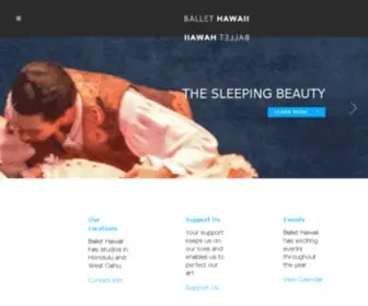 Ballethawaii.org(Ballet Hawaii) Screenshot