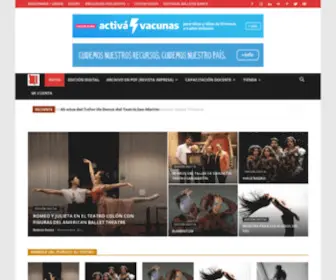 Balletindance.com(Noticias de danza) Screenshot