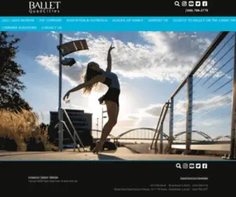 BalletQuadcities.com(BalletQuadcities) Screenshot