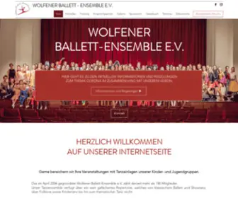 Ballett-Wolfen.de(Wolfener Ballett) Screenshot