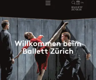 Ballett-Zuerich.ch(Ballett Zürich) Screenshot