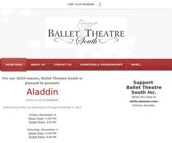 Ballettheatresouth.org(Ballet Theatre South) Screenshot