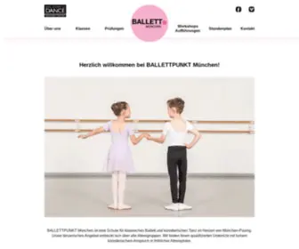 Ballettpunktmuenchen.de(Ballettpunkt Muenchen) Screenshot