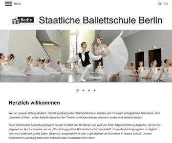 Ballettschule-Berlin.de(Staatliche) Screenshot