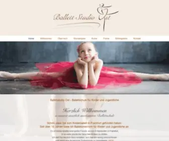 Ballettstudio-OST.de(Ballettschule Frankfurt · Ballett für Kinder & Erwachsene) Screenshot