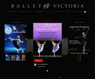 Balletvictoria.ca(Ballet Victoria) Screenshot