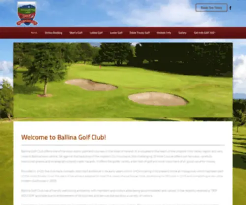 Ballina-Golf.com(Ballina Golf Club) Screenshot