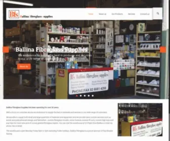 Ballinafibreglass.com.au(Ballina Fibreglass Supplies) Screenshot