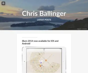 Ballinger.io(Chris Ballinger) Screenshot