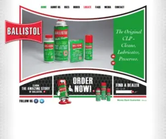 Ballistol.com Screenshot