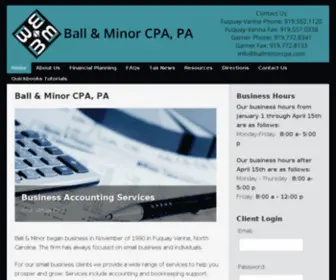 BallminorcPa.com(Ball & Minor CPA) Screenshot