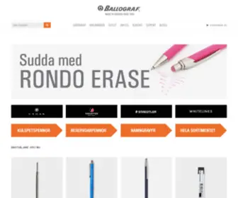 Ballograf.se(Ballograf AB) Screenshot