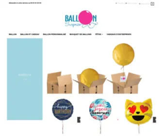 Ballon-Surprise.com(Livraison d'un ballon à domicile pour un cadeau) Screenshot