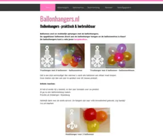 Ballonhangers.nl(Ballonnen ophangen) Screenshot