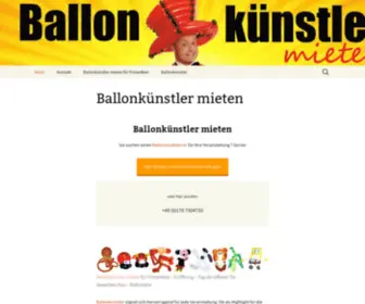 Ballonkuenstler-Mieten.de(Ballonkünstler mieten) Screenshot