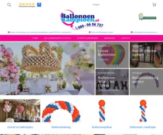 Ballonnenspecialist.nl(Ballonnen online kopen) Screenshot