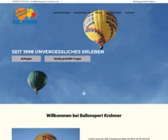 Ballonsport-Krohmer.de(BALLONSPORT KROHMER) Screenshot