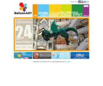 Balloonartthai.com(Balloon Art) Screenshot