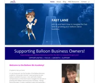 Balloonbizacademy.co.uk(Balloon Biz Academy) Screenshot