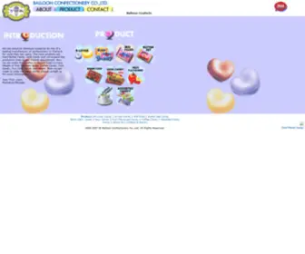 Ballooncandy.com(Balloon Confectionery) Screenshot