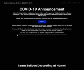 Balloonclassesonline.com(Balloonclassesonline) Screenshot