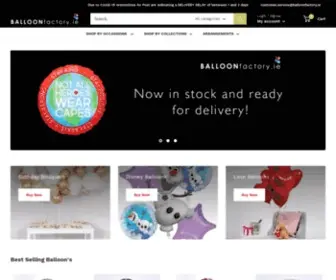 Balloonfactory.ie(Balloon Delivery Ireland) Screenshot