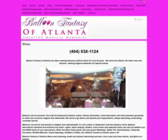 Balloonfantasyofatlanta.com(Balloon Fantasy of Atlanta) Screenshot