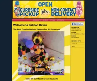 Balloonhaven.com(Balloon Haven Home) Screenshot