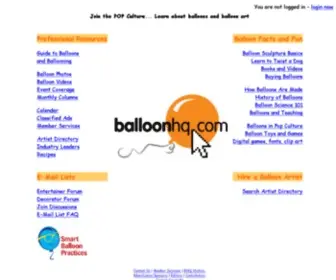 Balloonhq.com(Balloon HQ) Screenshot