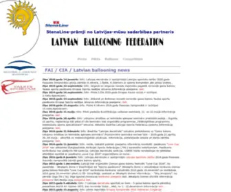 Ballooning.lv(Latvian Ballooning Federation) Screenshot