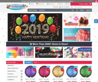 Balloonmalaysia.com(Largest Online Balloons And Party Items Supplies In Malaysia) Screenshot