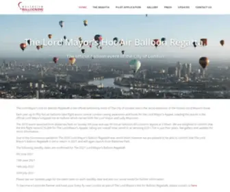 Balloonregatta.com(The Lord Mayor's Hot Air Balloon Regatta) Screenshot