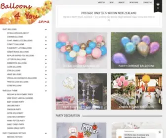 Balloons4You.co.nz(New Zealand Party Decoration & Balloons Shop) Screenshot