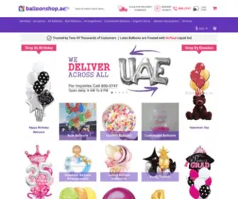 Balloonshop.ae(Online Same Day Balloon delivery in Dubai) Screenshot